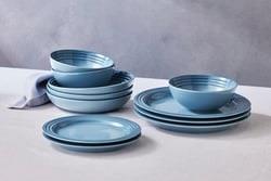 Le Creuset Tallerken 22 Sign Chambray Chambray Str 23cm - Frokosttalle...