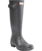 Hunter Hunter Women's Orig Tall Kvinde Black Gummistøvler Str 42 - Pol...