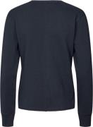 Rabens Saloner Light Stretch Crew Neck top Hila Kvinde Navy Toppe Str ...