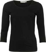 Micha BB Oneck T-shirt_ Basic Must Kvinde Black Langærmede T-shirts St...