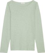 Marc O’Polo Tshirt, Long Sleeve, Boat Neck Kvinde Dusty Mint Kortærmed...