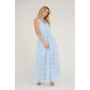 A-VIEW Miranda Dress Kvinde Light Blue Maxi Kjoler Str 40 - hos Magasi...