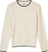 Mads Nørgaard - Copenhagen Tight Cotton Ingrid Knit Kvinde Sort Med Hv...