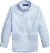 Polo Ralph Lauren Pinpoint Oxfordslim Fit-tp-sht Str 5 / 5 år - Bsr Bl...