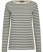 Weekend Max Mara Erasmo Kvinde Sort Langærmede T-shirts Str L - Bomuld...