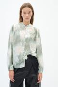 InWear Cielleiw Shirt Kvinde Green Illuminating Florals Skjorter Str 4...