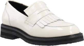 Cashott Casbetty Loafer W. Fringes Patent Leather Kvinde Off White Loa...