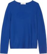 Marc O’Polo Pullover, Longsleeve, Boat Neck Kvinde Shiny Blue Sweaters...