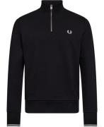 Fred Perry M3574 Mand Sort Sweatshirts Str L - Bomuld hos Magasin