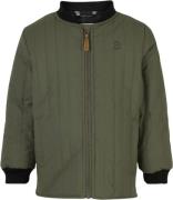 Mikk-Line Duvet Boys Jacket Str 128 - Dusty Olive Termojakker hos Maga...