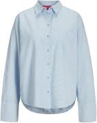 JJXX Jxsiva Oxford LS Shirt WVN Kvinde Little Boy Blue/stripes Skjorte...