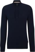 BOSS Ebrandop Mand Dark Blue Sweaters Str M - Bomuld hos Magasin