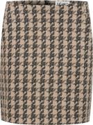 ICHI Ihkate Houndstooth SK Kvinde Doeskin Houndstooth Korte Nederdele ...