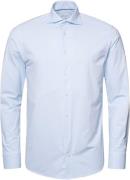 ETON Light Blue Fourway Stretch Shirt - Contemporary Fit Mand Blå Lang...