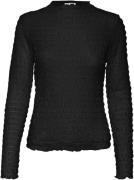 Vero Moda Vmneola LS High Neck TOP VMA Kvinde Black Toppe Regular Fit ...