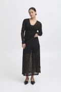 ICHI Ixlacey SK Kvinde Black Maxi Nederdele Regular Fit Str L - hos Ma...