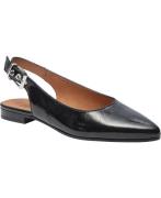 Billi Bi Sling Back A16302 Kvinde Black Naplack 260 Ballerinaer Str 36...