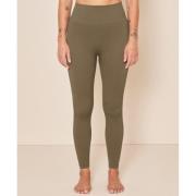 Moonchild Yoga Wear Soft Rib Seamless Legging Kvinde Olive Leggings St...