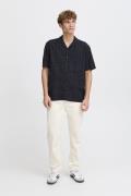 Casual Friday Cfrider SS RC Checked Relaxed Shirt Mand Dark Navy Kortæ...