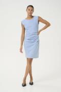 Kaffe Kaindia Roundneck Dress Kvinde Soft Chambray Midi Kjoler Str L -...