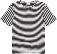 Sofie Schnoor Nataliasy RIB Tshirt Kvinde Black Striped Kortærmede T-s...