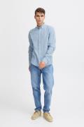 Casual Friday Cfanton 0053 BD LS Linen mix Shirt Mand Silver Lake Blue...