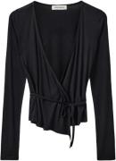 Sofie Schnoor Blouse Kvinde Black Langærmede Bluser Str L - hos Magasi...