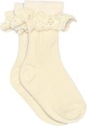 mpKids Lisa Socks Lace Str 17/18 - Cream Strømper Bomuld hos Magasin