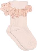 mpKids Lisa Socks Lace Str 17/18 - Cherry Blossom Strømper Bomuld hos ...