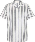 Knowledge Cotton Apparel Box Short Sleeve Striped Cotton Shirt Gots/ve...