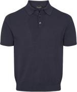 Sand 5445 Retro Polo Mand Navy Sweaters Str L - hos Magasin