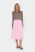 Saint Tropez sz Skirt Kvinde Pink Nectar Midi Nederdele Casual Fit Str...