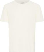 Casual Friday Cftom Linen mix tee Mand Egret Kortærmede T-shirts Regul...