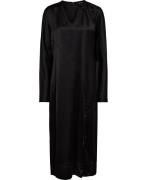 HERSKIND Amber Dress Kvinde Black Midi Kjoler Str 40 - hos Magasin